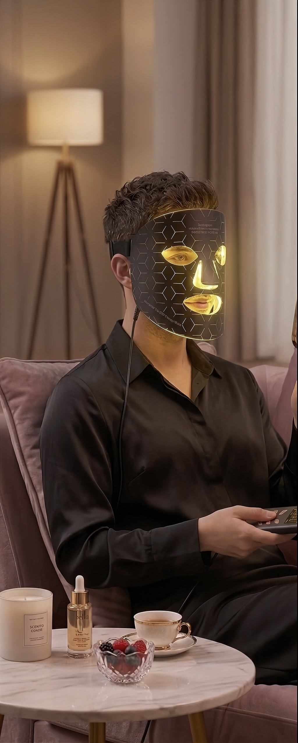 HanaWell Pro LED Face Therapy Mask – 4-Color Photon Treatment”