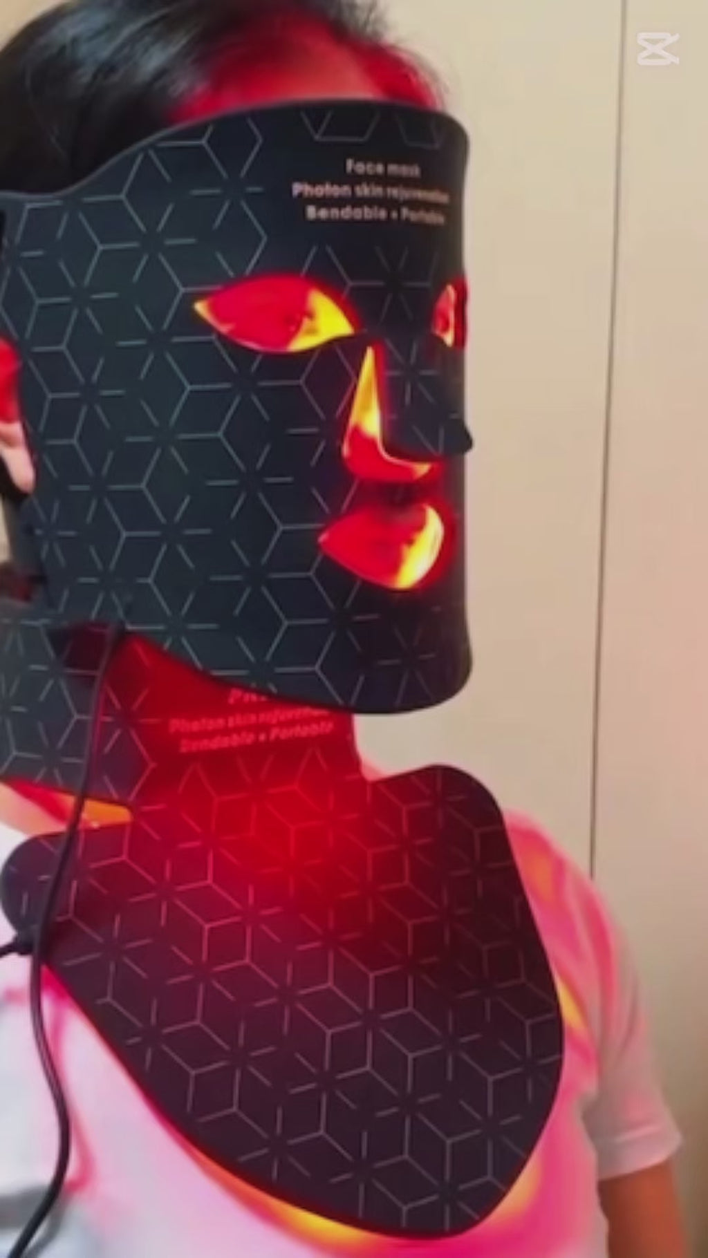 HanaWell Pro LED Face Therapy Mask – 4-Color Photon Treatment”